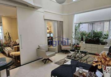Casa em condomínio fechado - alto padrão com 4 suítes à venda, 610 m² por r$ 3.500.000 - brooklin paulista - são paulo/sp