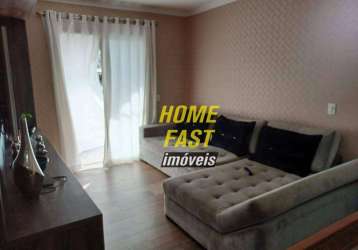 Apartamento com 3 dormitórios à venda, 96 m² por r$ 740.000 - vila augusta - guarulhos/sp