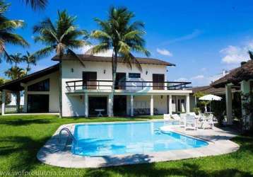 Casa com 6 dormitórios para alugar, 556 m² por r$ 18.000,00/mês - acapulco - guarujá/sp