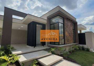Casa com 3 dormitórios à venda, 171 m² por r$ 1.440.000 - condomínio yucatan - paulínia/sp