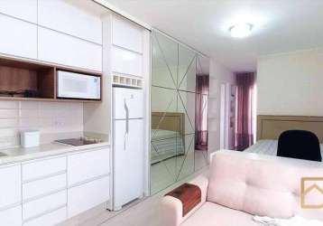 Apartamento com 1 dormitório para alugar, 30 m² por r$ 2.287,60/mês - água verde - curitiba/pr