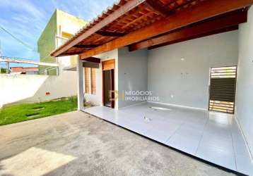Casa com 3 dormitórios à venda por r$ 260.000,00 - vida nova - parnamirim/rn