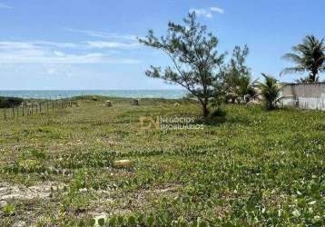Terreno beira mar à venda por r$ 600.000 - búzios - nísia floresta/rn