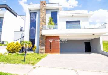 Casa com 3 dormitórios para alugar, 295 m² por r$ 10.700,00/mês - condomínio cyrela landscape - votorantim/sp