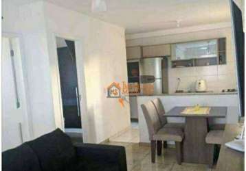 Apartamento com 2 dormitórios à venda, 53 m² por r$ 245.000,00 - cidade soberana - guarulhos/sp