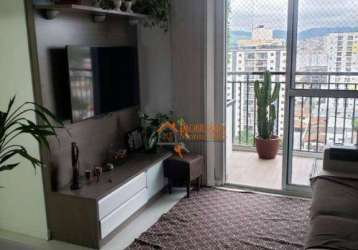 Apartamento com 3 dormitórios à venda, 66 m² por r$ 520.000,00 - vila rosália - guarulhos/sp