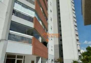 Apartamento com 3 dormitórios à venda, 82 m² por r$ 490.000,00 - vila augusta - guarulhos/sp