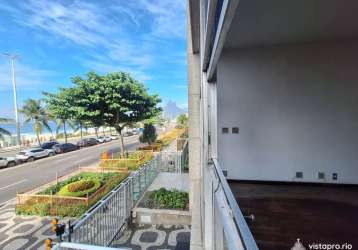 Apartamento garden para venda na vieira souto com 360m2 e vista mar