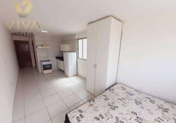 Flat com 1 dormitório para alugar, 35 m² por r$ 1.700,00/mês - tambaú - joão pessoa/pb