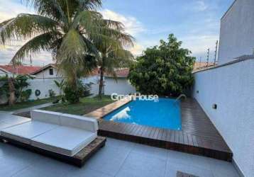 Casa com amplo quintal e area gourmet com piscinaà venda, 254 m² por r$ 820.000 - boa esperança - cuiabá/mt