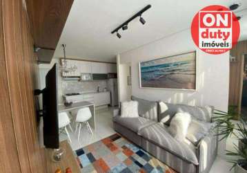 Apartamento com 2 dormitórios à venda, 47 m² por r$ 270.000,00 - catiapoã - são vicente/sp