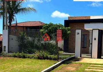 Casa em condomínio fechado com 3 quartos à venda na nova analandia, analândia , 525 m2 por r$ 750.000