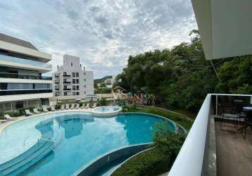 Apartamento com 3 dormitórios à venda, 140 m² por r$ 3.500.000,00 - jurerê internacional - florianópolis/sc