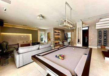 Casa com 2 dormitórios à venda, 266 m² por r$ 6.950.000,00 - jurerê internacional - florianópolis/sc