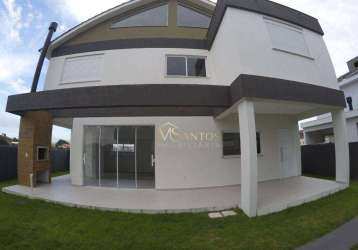 Casa nova com 3 dormitórios à venda, 175 m² por r$ 1.150.000,00 - campeche - florianópolis/sc