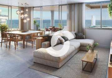 Apartamento com 3 dormitórios à venda, 138 m² por r$ 1.336.000,00 - piratininga - niterói/rj