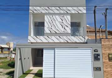 Sobrado 3 dormitórios lado sombra em aruana-se