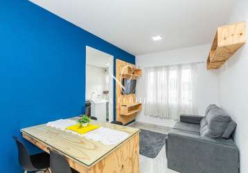 Apartamento com 2 dormitórios à venda, 43 m² por r$ 275.000 - guaíra - curitiba/pr