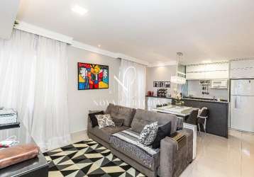 Apartamento garden com 2 dormitórios à venda, 65 m² por r$ 470.000,00 - guaíra - curitiba/pr