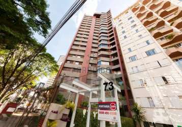 Apartamento no ed.  bonaire residence, batel/agua verde, 254m, 4 quartos, 2 suites, 2 vagas, prox. clube curitibano, vista livre