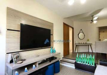 Apartamento com 3 dormitórios à venda, 95 m² por r$ 680.000,00 - ponta da praia - santos/sp