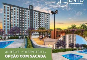 Apartamento à venda, 47 m² por r$ 196.000,00 - nova sapucaia - sapucaia do sul/rs