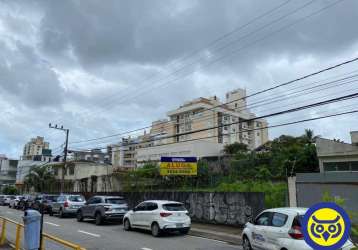 Terreno comercial para alugar na avenida almirante tamandaré, s/n, coqueiros, florianópolis, 1115 m2 por r$ 16.900