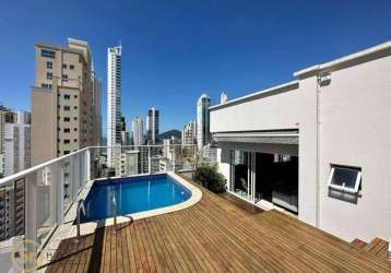 Cobertura com 3 dormitórios à venda, 240 m² por r$ 4.600.000,00 - centro - balneário camboriú/sc