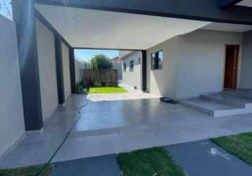 Casa com 3 dormitórios à venda, 120 m² por r$ 530.000,00 - jardim presidente - campo grande/ms