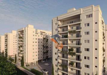 Apartamento com 2 dormitórios à venda, 61 m² por r$ 445.000,00 - centro - biguaçu/sc