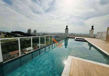 Apartamento com 3 dormitórios à venda, 86 m² por r$ 795.000,00 - estreito - florianópolis/sc