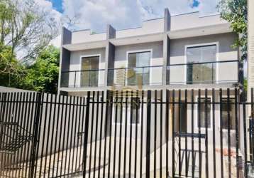 Casa em condomínio fechado com 2 quartos à venda na rua andré klug, barreirinha, curitiba, 69 m2 por r$ 390.000