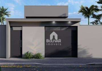 Casa com 2 dormitórios à venda, 68 m² por r$ 210.000,00 - setor dona marolina - itumbiara/go