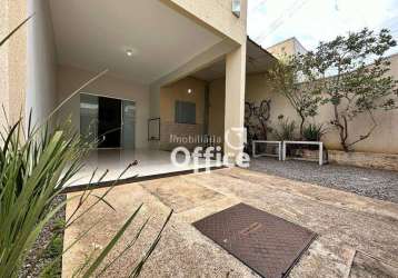Casa com 3 dormitórios à venda, 103 m² por r$ 395.000,00 - residencial vale do sol - anápolis/go