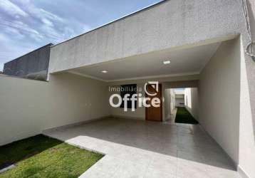 Casa com 3 quartos à venda, 132 m² por r$ 380.000 - polocentro l - anápolis/go