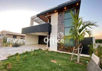 Casa com 3 suítes à venda, 192 m² por r$ 1.300.000 - condomínio terras alphaville anápolis - anápolis/go