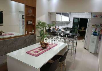 Casa com 3 dormitórios à venda, 150 m² por r$ 520.000,00 - residencial vale do sol - anápolis/go