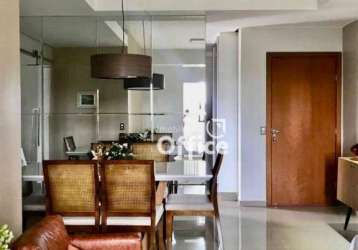 Apartamento com 3 dormitórios à venda, 87 m² por r$ 400.000,00 - maracanã - anápolis/go