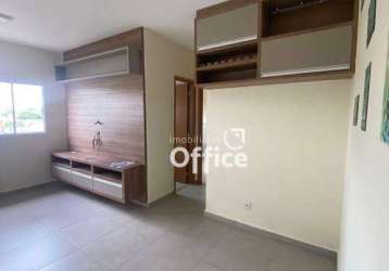 Apartamento com 2 quartos à venda, 55 m² por r$ 215.000 - jibran el hadj - anápolis/go