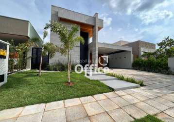 Casa com 3 quartos à venda, 202 m² por r$ 1.250.000 - condomínio terras alphaville anápolis - anápolis/go