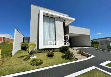 Casa com 4 suítes mobiliada à venda, 232 m² por r$ 1.850.000 - boa vista - anápolis/go