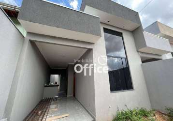 Casa com 3 dormitórios à venda, 105 m² por r$ 350.000,00 - residencial morumbi - anápolis/go
