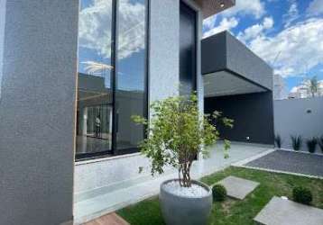 Casa com 3 suítes à venda, 180 m² por r$ 990.000 - parque brasília - anápolis/go