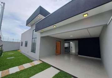 Casa com 3 quartos à venda, 127 m² por r$ 490.000 - residencial vale do sol - anápolis/go