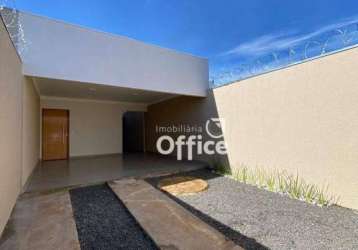 Casa com 3 dormitórios à venda, 110 m² por r$ 290.000,00 - setor residencial jandaia - anápolis/go
