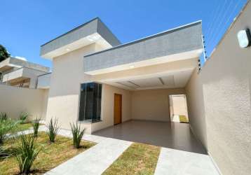 Casa com 3 quartos à venda, 130 m² por r$ 450.000 - setor sul ll etapa - anápolis/go