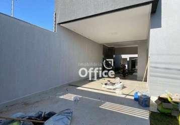 Casa com 3 dormitórios à venda, 107 m² por r$ 430.000,00 - residencial cerejeiras - anápolis/go