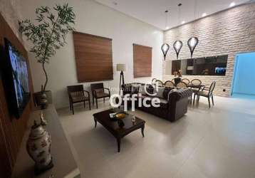 Casa à venda, 230 m² por r$ 1.900.000,00 - residencial anaville - anápolis/go