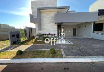 Casa com 4 dormitórios à venda, 233 m² por r$ 1.600.000,00 - condomínio residencial grand trianon - anápolis/go