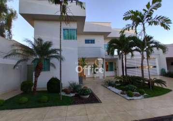 Casa com 3 dormitórios à venda, 479 m² por r$ 1.560.000,00 - cidade jardim - anápolis/go